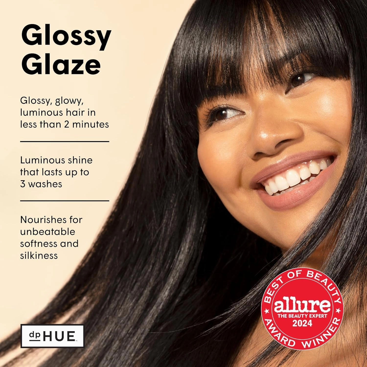 Glossy Glaze, Sheer - 4 Fl Oz - In-Shower Conditioning Glaze for Luminous Shine - Paraben, SLS & SLES Sulfate Free - Leaping Bunny Certified