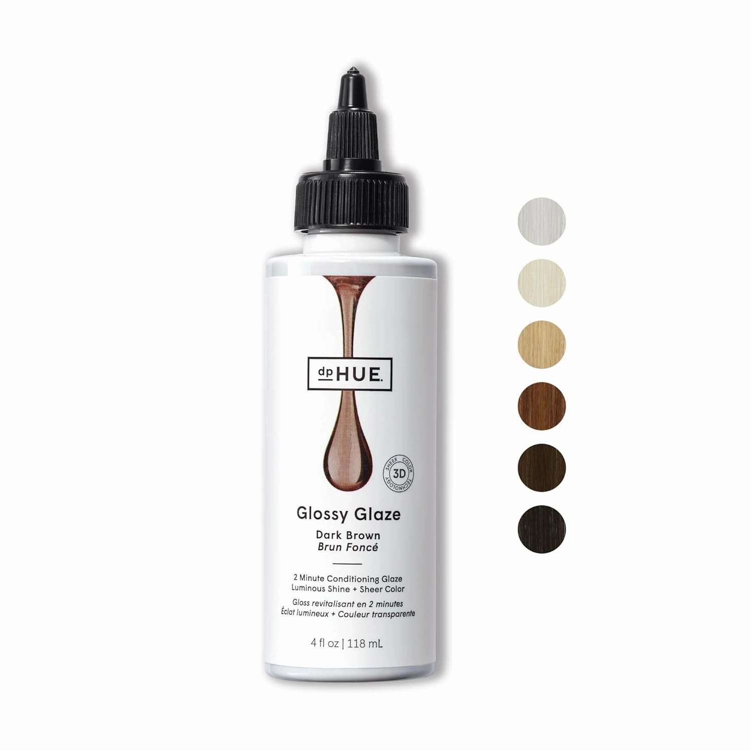 Glossy Glaze, Sheer - 4 Fl Oz - In-Shower Conditioning Glaze for Luminous Shine - Paraben, SLS & SLES Sulfate Free - Leaping Bunny Certified