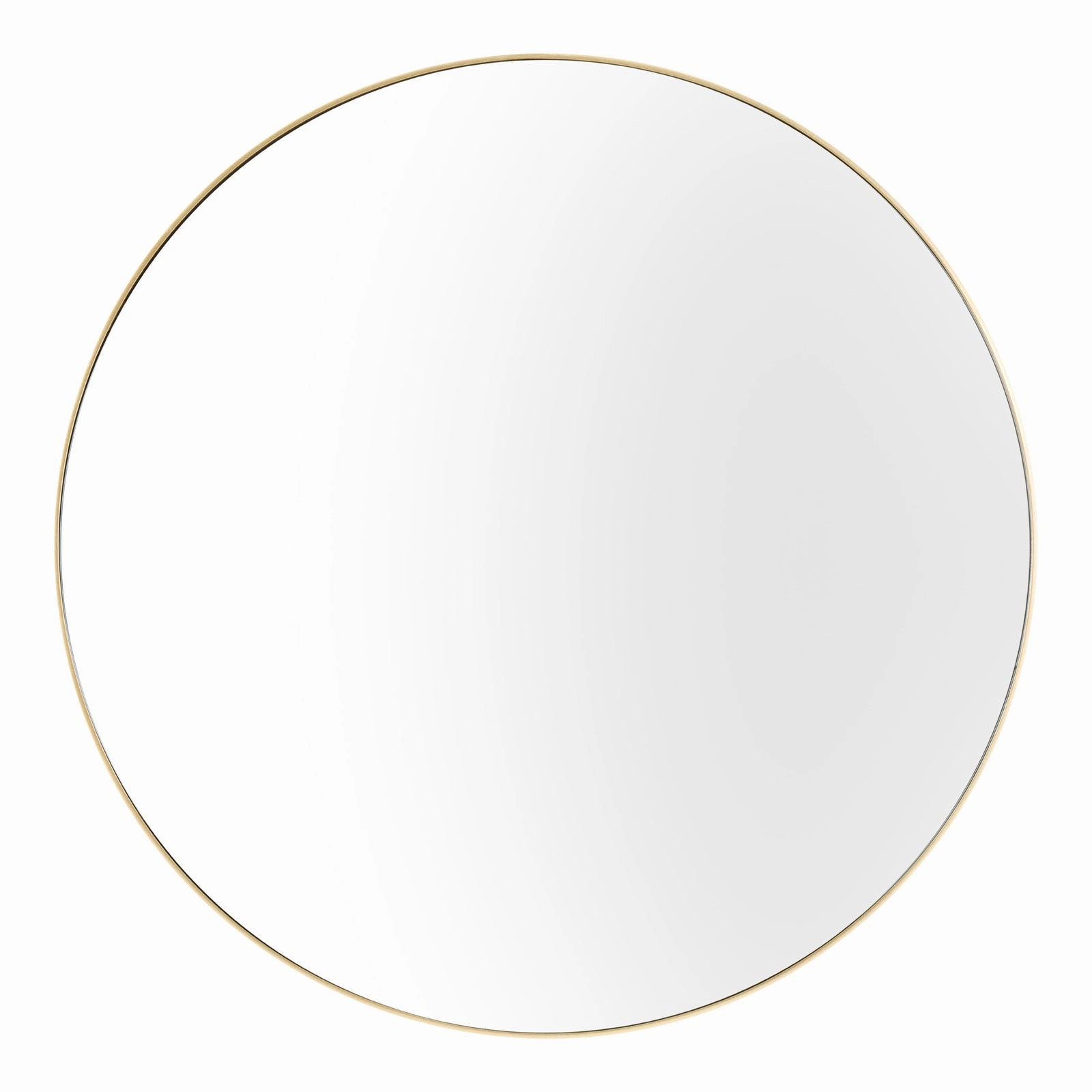 Glowing Glamour 60cm Iron Mirror - Champagne Gold