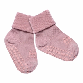 GoBabyGo Skridsikre Strømper, Uld - Rose Blush