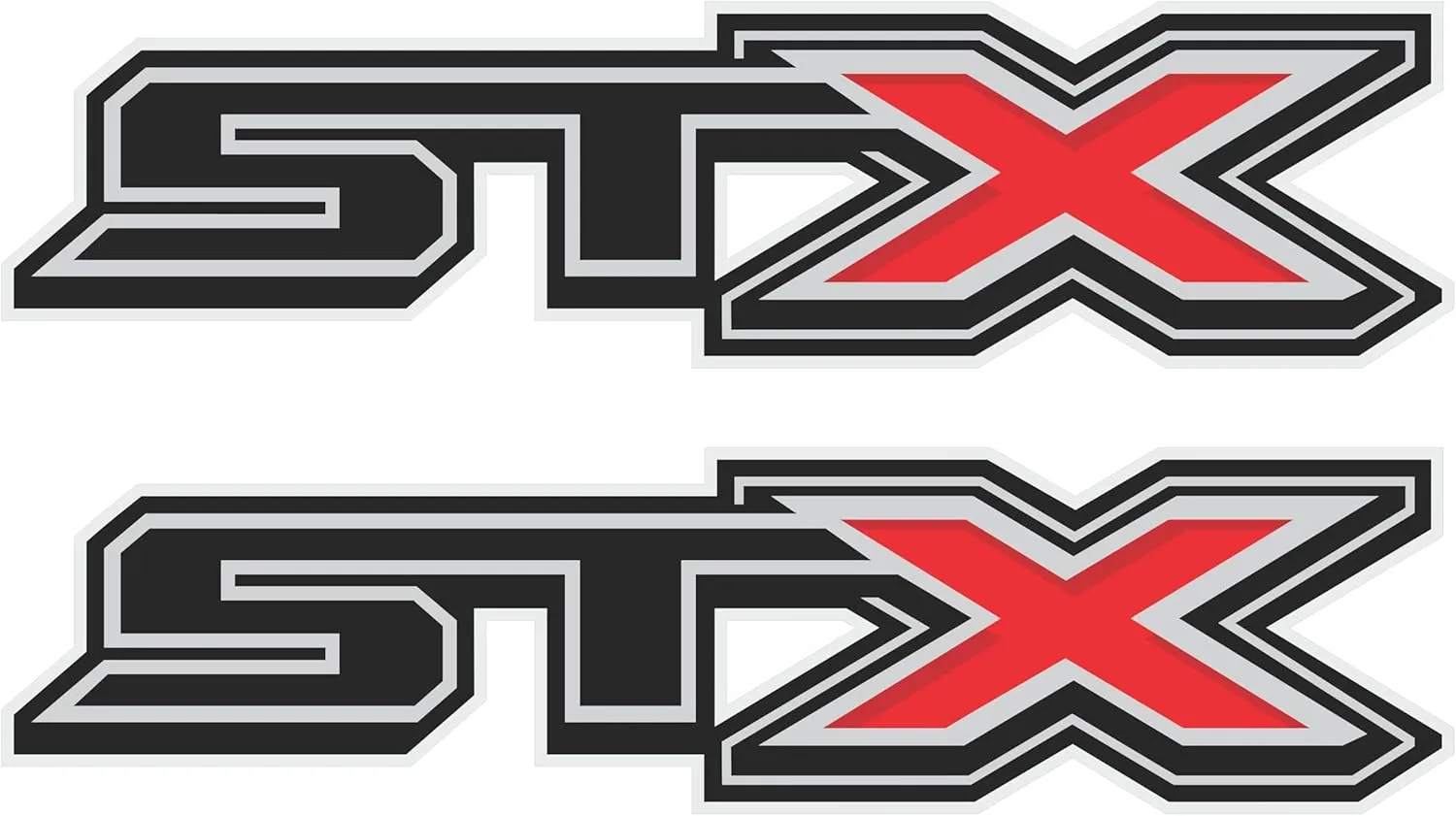 Gold Hook Ford f150 STX Decal Off Road Replacement Sticker, Compatible with Ford F150 Truck, Set of 2, Premium Series (Metallic Finish)
