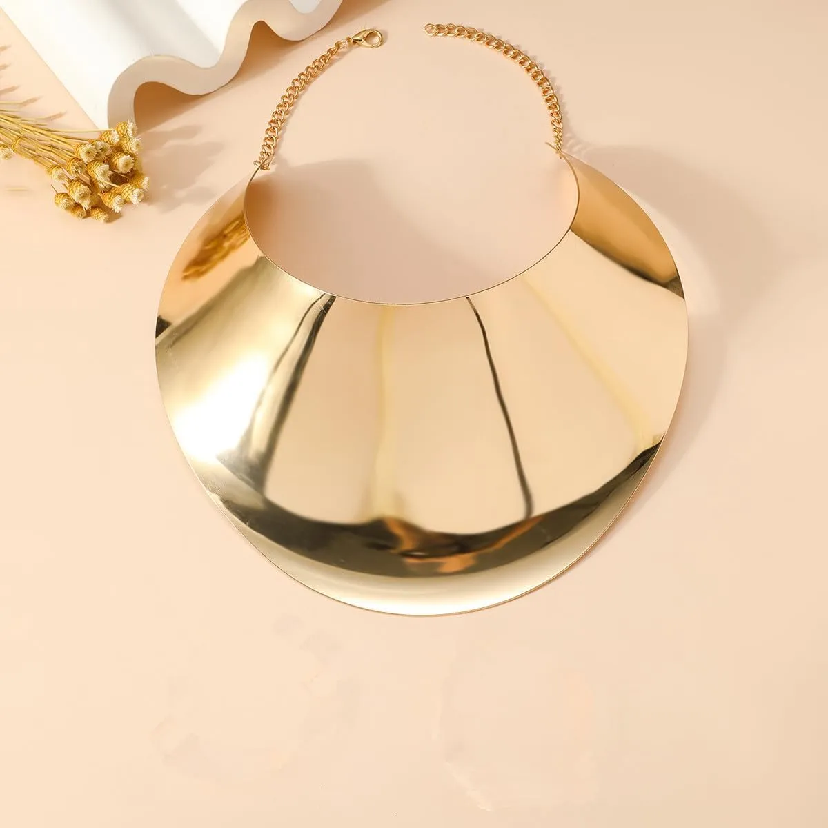 Gold Necklaces for Women Chunky Gold Silver Choker Necklace Statement Egyptian Jewelry for Women Men Gold Costume Jewelry Sets Accessories Gift