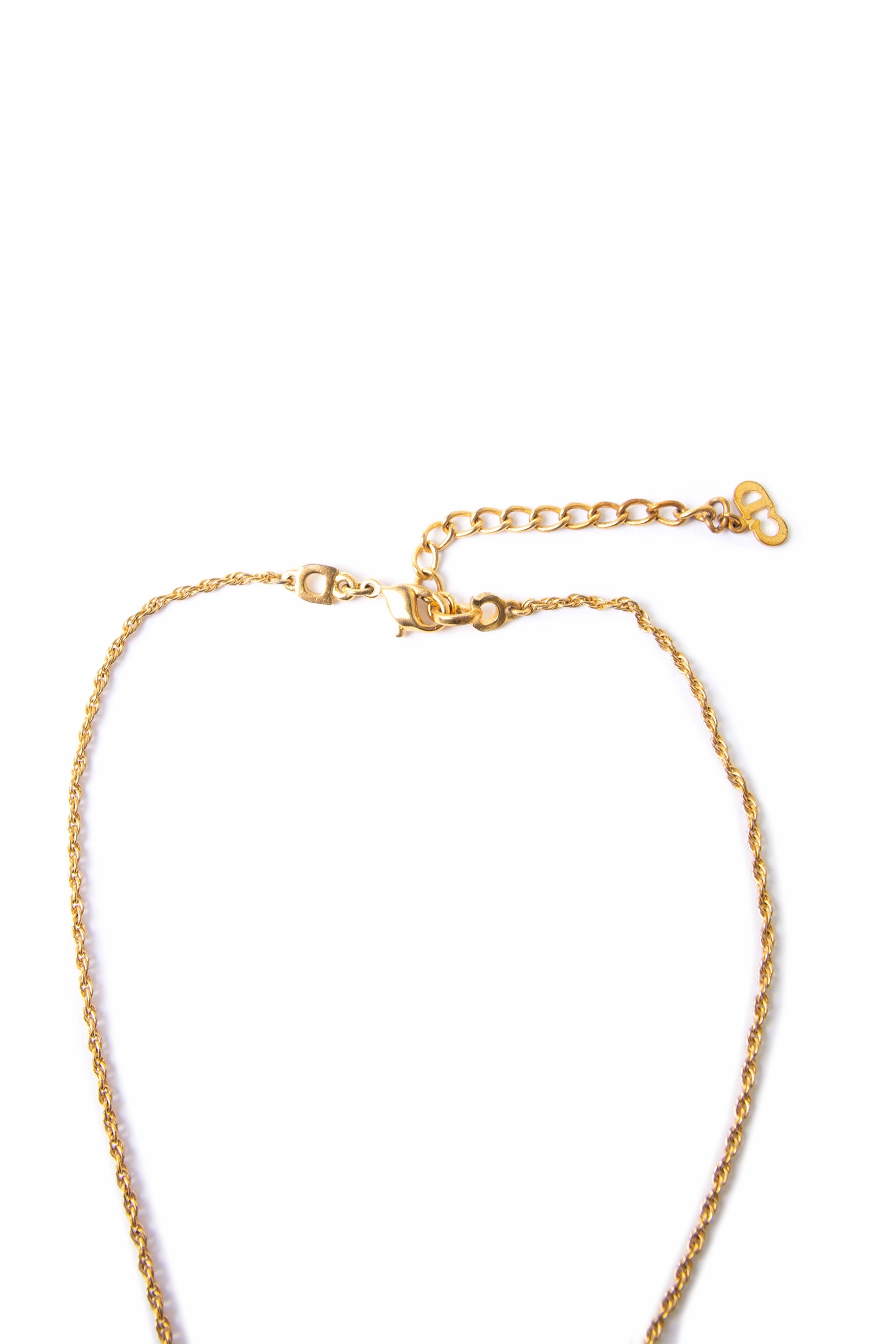 Gold Dog Tag Necklace