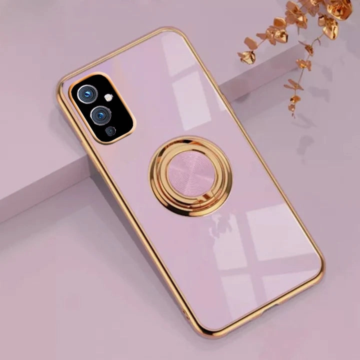 Gold Plating Metallic Ring Case - OnePlus