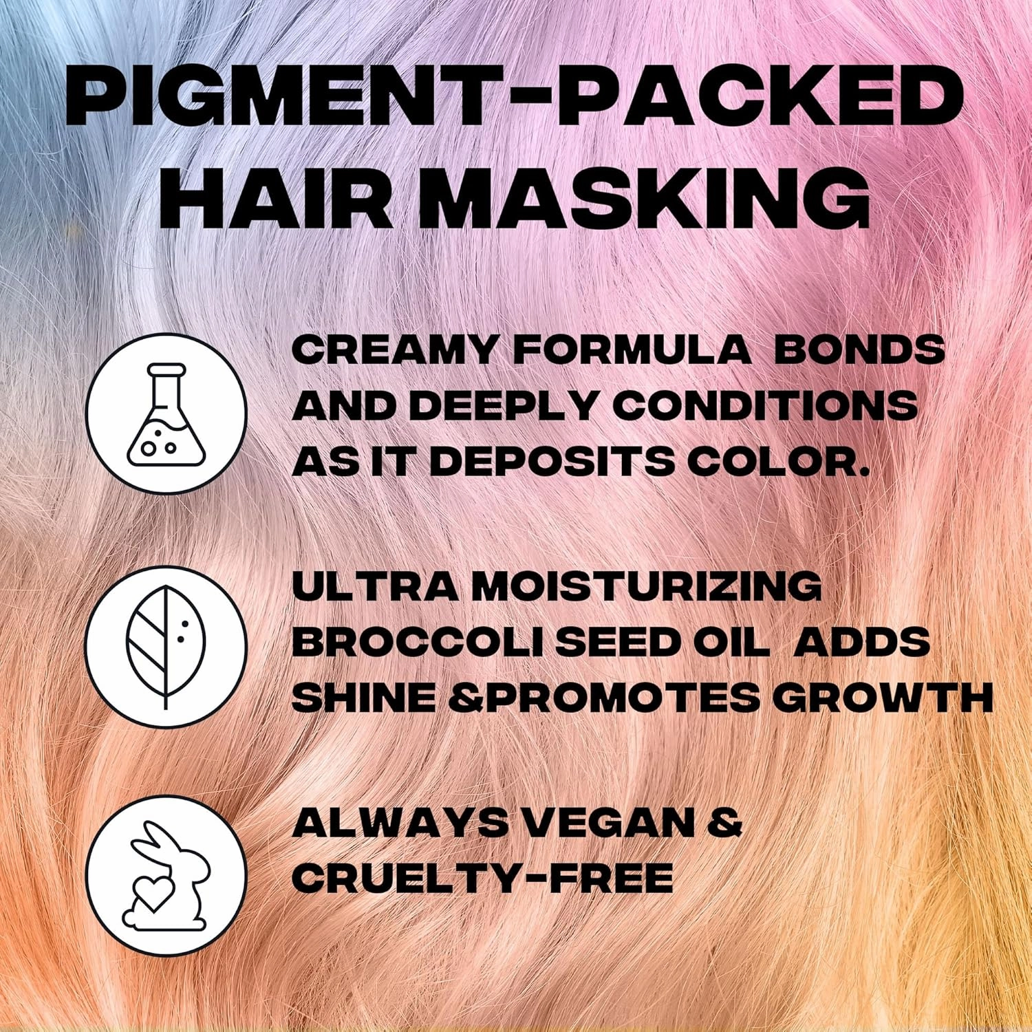 Good Dye Young Color Depositing Mask, DYEposit Color Depositing Conditioner, Toning Treatment, Tone & Enhance Color-Treated Hair - Semi Permanent Hair Dye, Vegan and Cruelty-Free (Purple) 4 fl oz