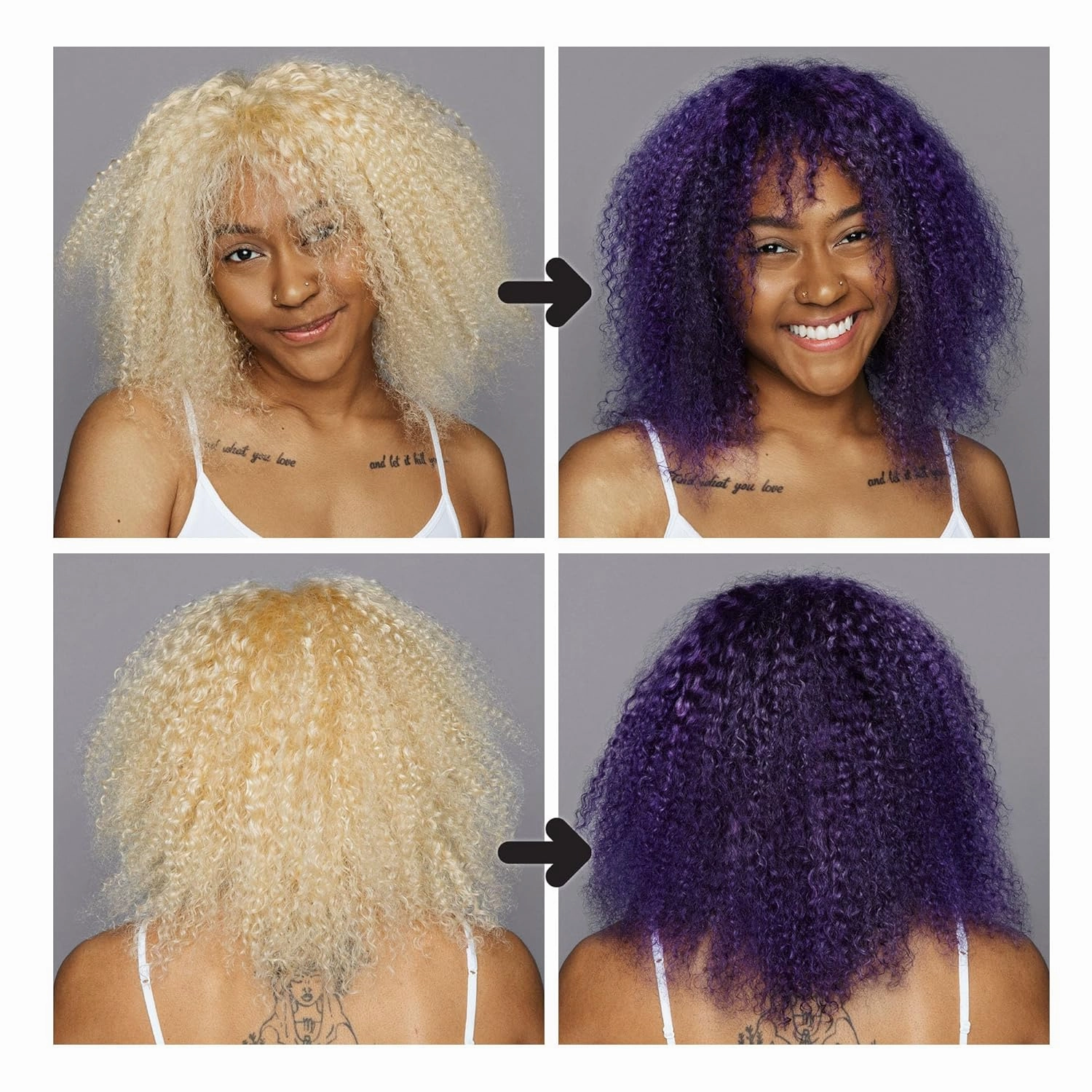 Good Dye Young Color Depositing Mask, DYEposit Color Depositing Conditioner, Toning Treatment, Tone & Enhance Color-Treated Hair - Semi Permanent Hair Dye, Vegan and Cruelty-Free (Purple) 4 fl oz