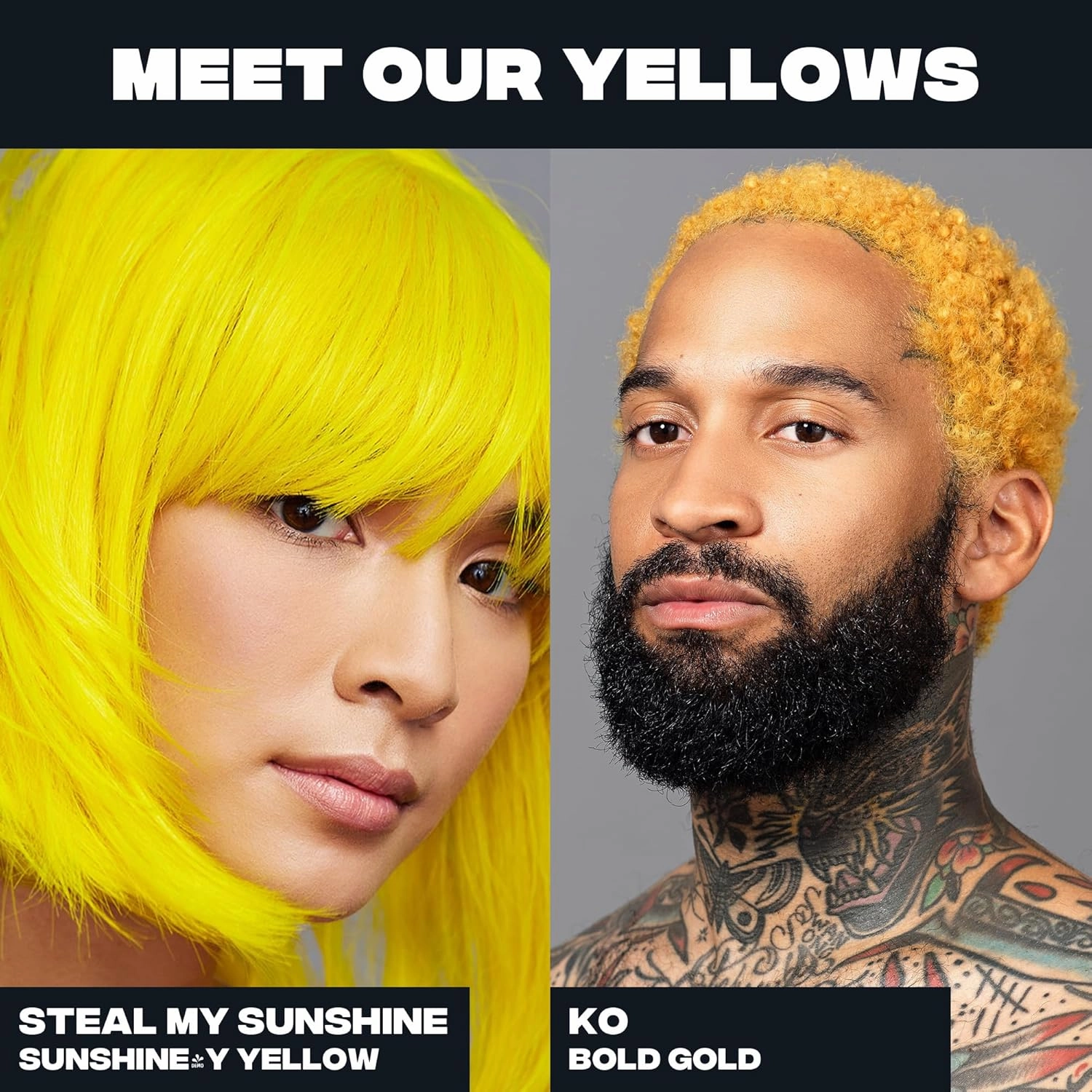 Good Dye Young Semi Permanent Hair Color (KO Gold) - UV Protective, Conditioning, Temporary Color Lasts 15-24  Washes - PPD-free, Cruelty-Free & Vegan