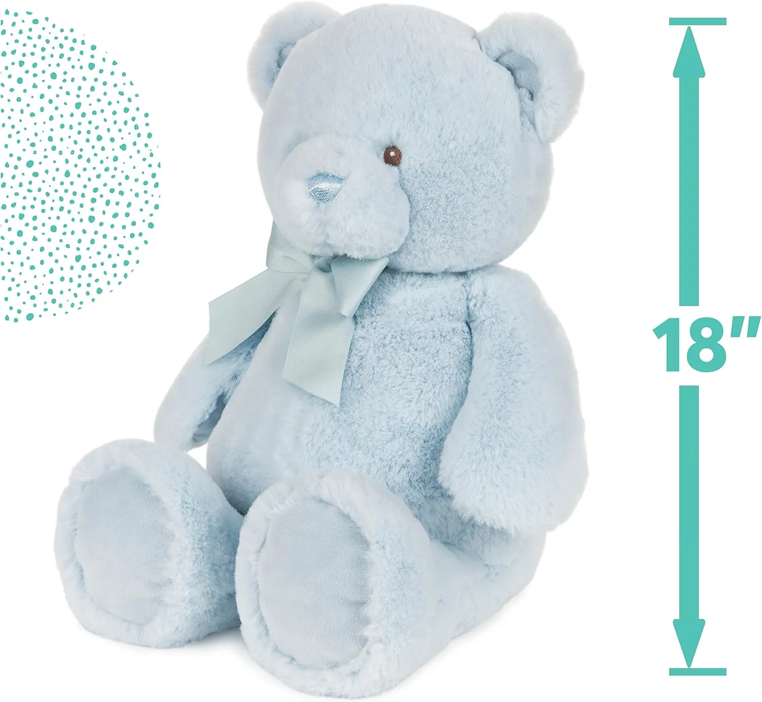 GUND Baby My First Friend Teddy Bear, Blue, Ultra Soft Animal Plush Toy for Babies and Newborns