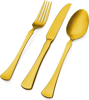 Hampton Forge Skandia – Refined Gold – 20 Piece Flatware Set, Service for 4
