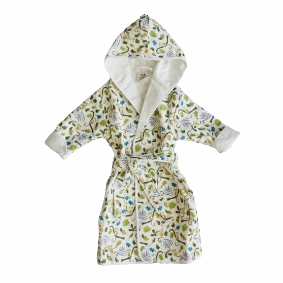 Happy Monkey Bathrobe