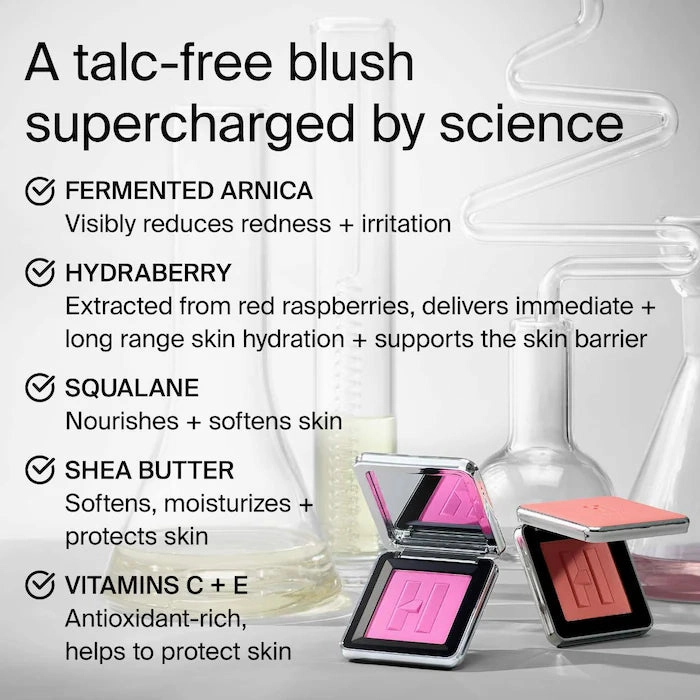 HAUS Labs Color Fuse Talc-Free Blush Powder With Fermented Arnica : Pomelo Peach
