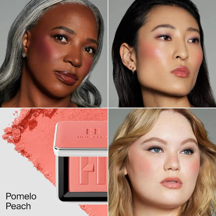 HAUS Labs Color Fuse Talc-Free Blush Powder With Fermented Arnica : Pomelo Peach