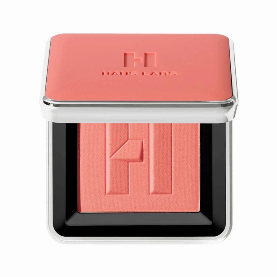 HAUS Labs Color Fuse Talc-Free Blush Powder With Fermented Arnica : Pomelo Peach