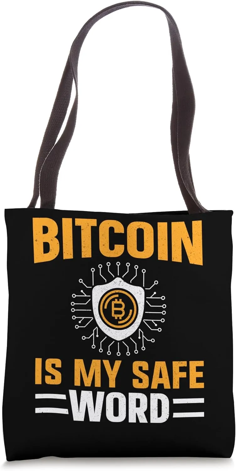 Have fun stay poor Mining Bitcoin Nakamoto HODL Fiat Bitcoin Tote Bag