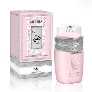 Haya arabia Eau de Parfum by Le Chameau, Pink Floral Fragrance, 3.4 FL OZ, 100ml