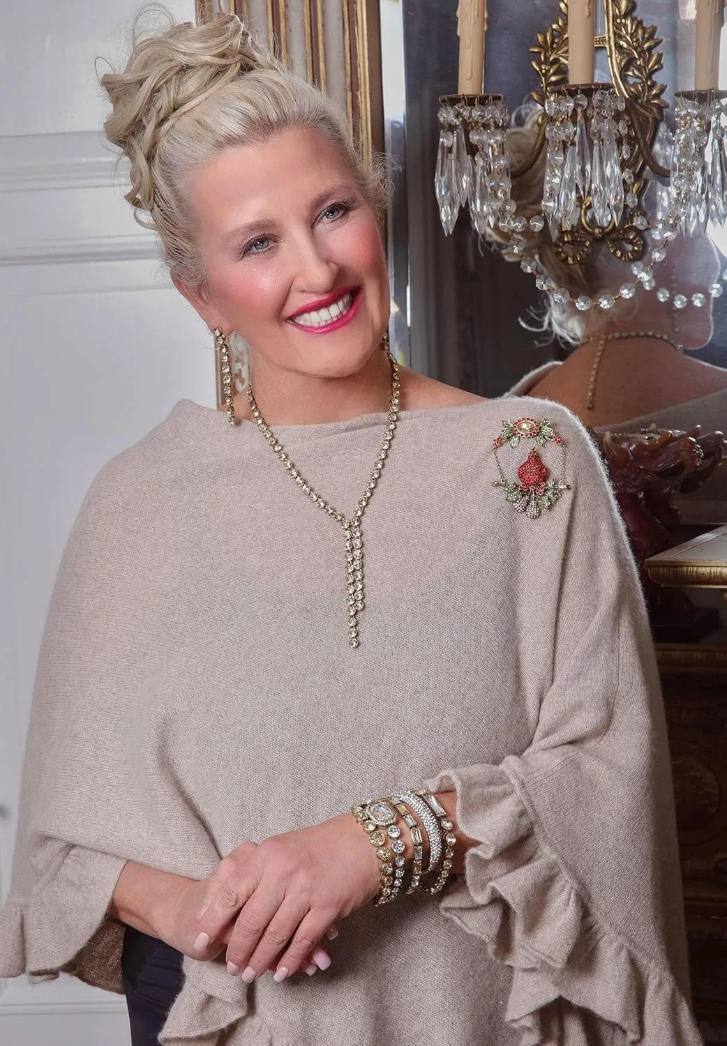 Heidi Daus®"On Line" Crystal Dangle Earring