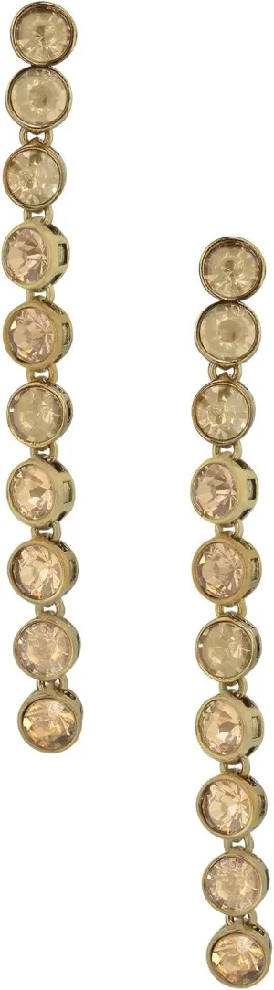 Heidi Daus®"On Line" Crystal Dangle Earring