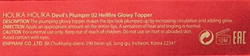 HOLIKA HOLIKA Devil's Real Lip Plumper for glowy shiny flamboyant voluminous lips