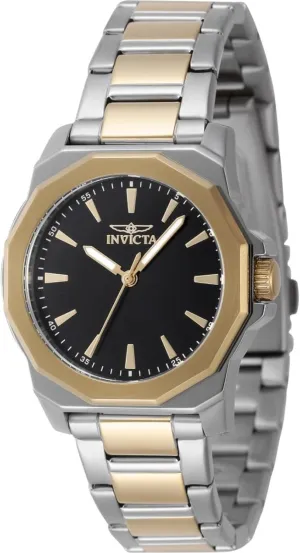 Invicta 47338 Women's Multicolour Watch with Quartz movement, Gold, Steel, Bracelet