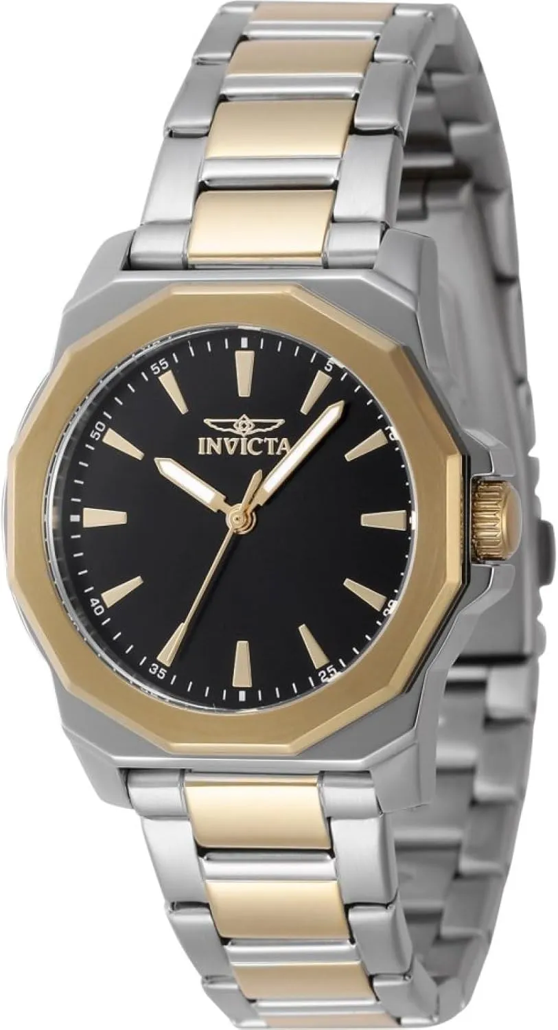 Invicta 47338 Women's Multicolour Watch with Quartz movement, Gold, Steel, Bracelet