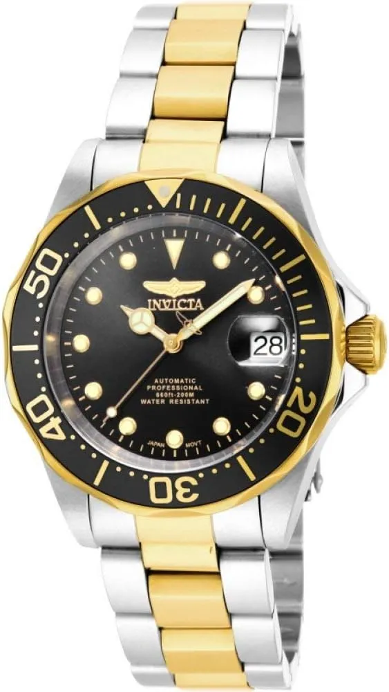 Invicta Men's 17043 Pro Diver Analog Display Japanese Automatic Two Tone Watch