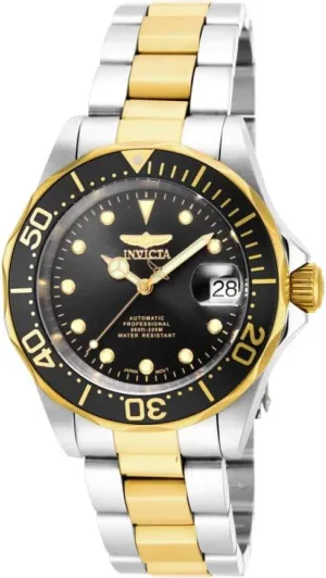 Invicta Men's 17043 Pro Diver Analog Display Japanese Automatic Two Tone Watch