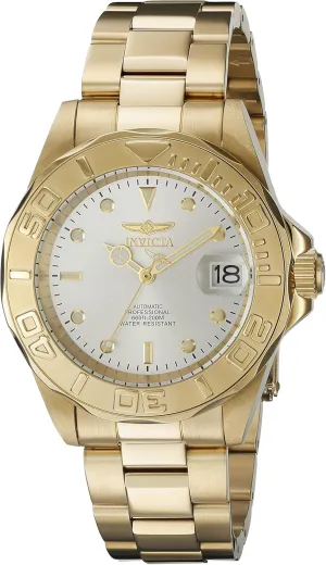 Invicta Men's 9010SYB Pro Diver Analog Display Automatic Self Wind Gold Watch