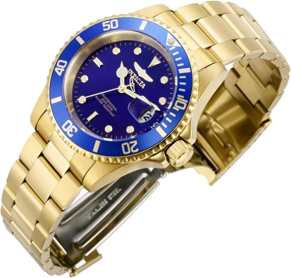 Invicta Men's Pro Diver Quartz Watch with Stainless Steel Strap