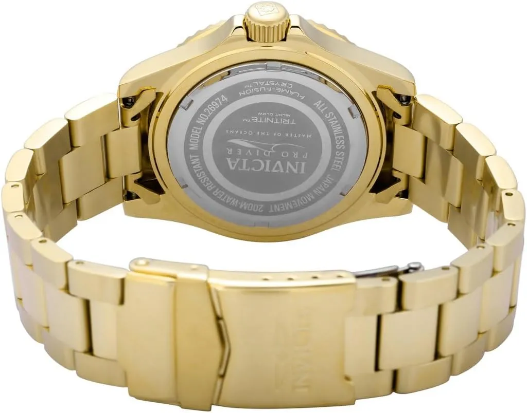 Invicta Men's Pro Diver Quartz Watch with Stainless Steel Strap