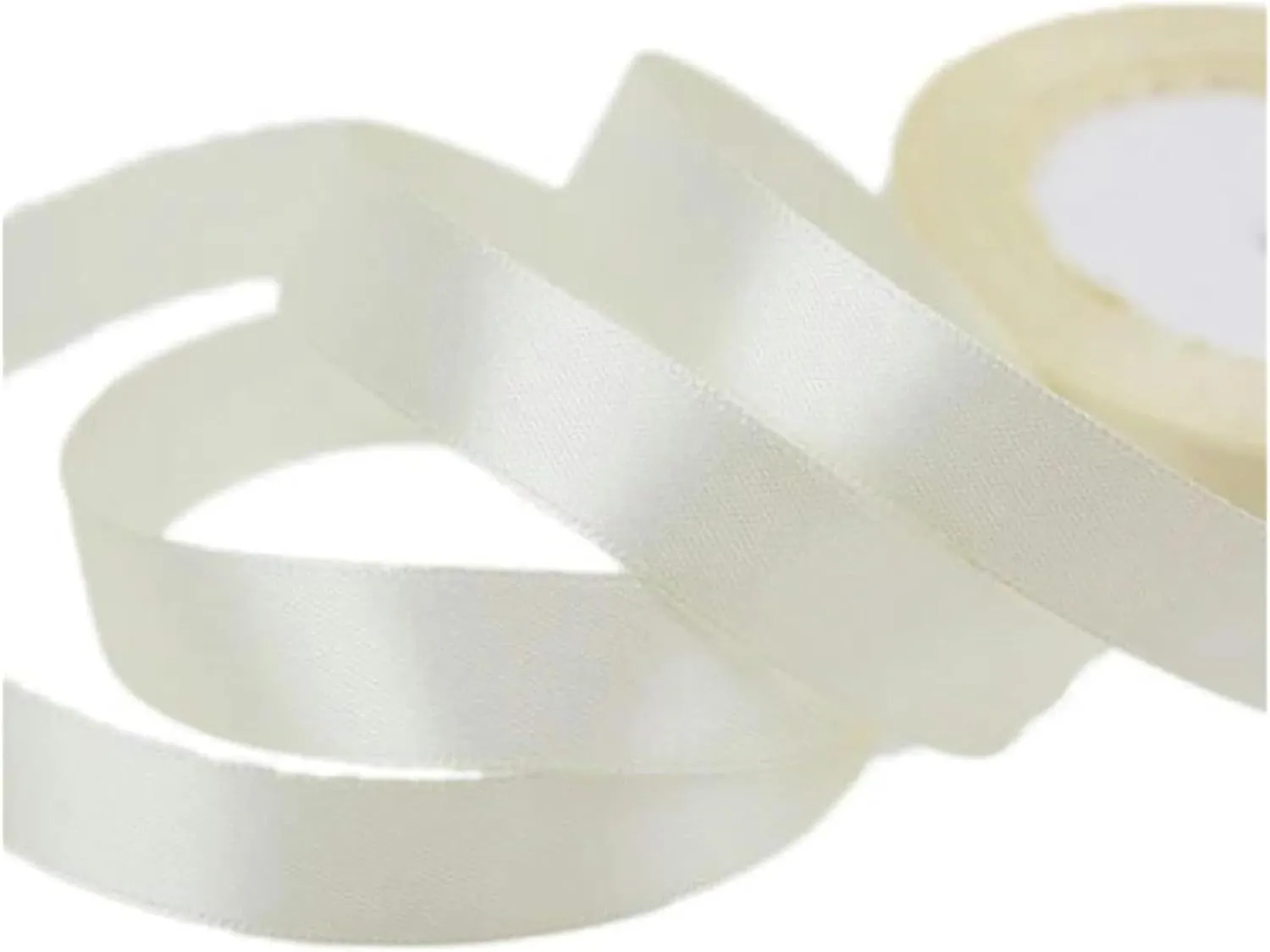 Ivory Satin,Christmas Ribbons, Stain Wrap Ribbon Decorative Ribbon Single Face Satin Ribbon Webbing Decoration Christmas Ribbons(Rose Red,15mm)