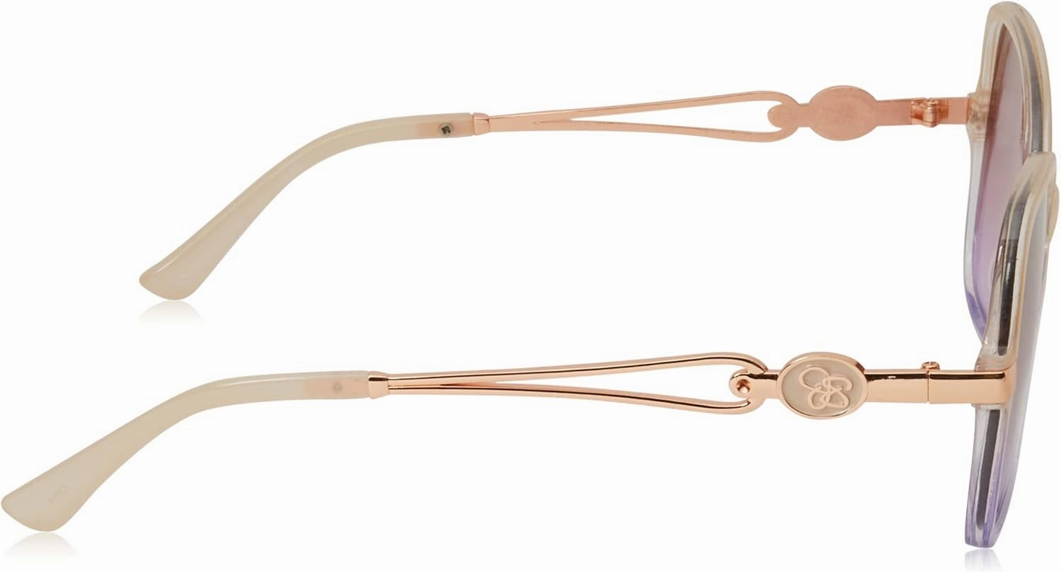 Jessica Simpson Women's J5234 Oversized Retro Butterfly Sunglasses