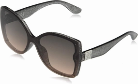 Jessica Simpson Women's J5234 Oversized Retro Butterfly Sunglasses