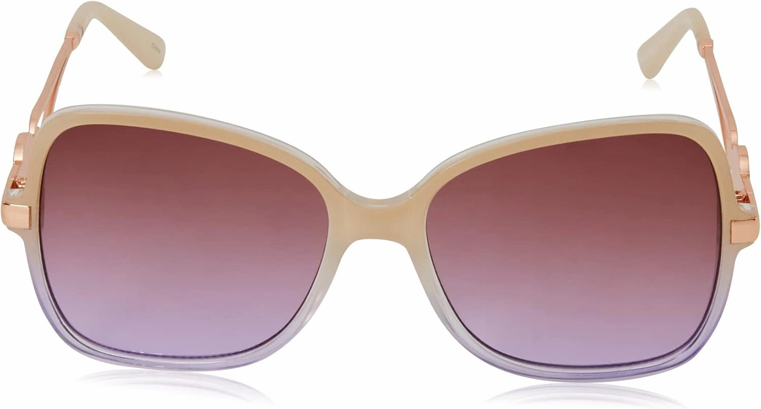 Jessica Simpson Women's J5234 Oversized Retro Butterfly Sunglasses