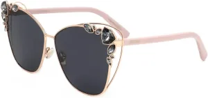 JIMMY CHOO 25th Anniversary Kyla Sunglasses DDBIR Gold-Copper 61mm