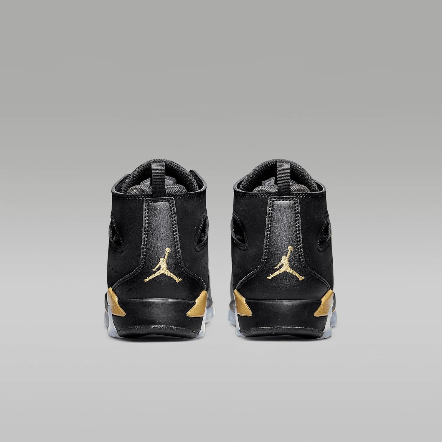 Jordan Flight Club '91 Big Kids' Shoes (DM1685-007, Black/Metallic Gold)