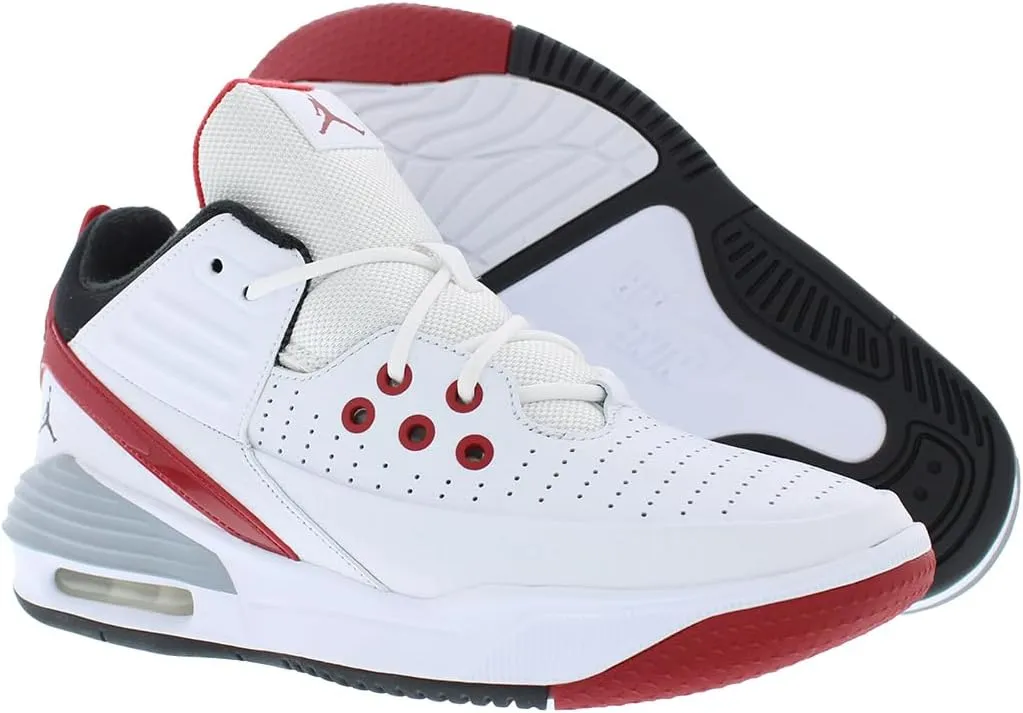 Jordan Max Aura 5 Men's Shoes (DZ4353-017, Black/White/Wolf Grey/Metallic Gold)