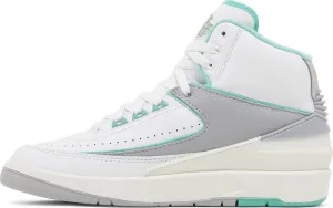 Jordan Womens 2 Retro 'Crystal Mint' FN6755-100 (White/Crystal Mint/Metallic Red Bronze/Wolf Grey/Sail, US Footwear Size System, Adult, Men, Numeric, Medium, 7)