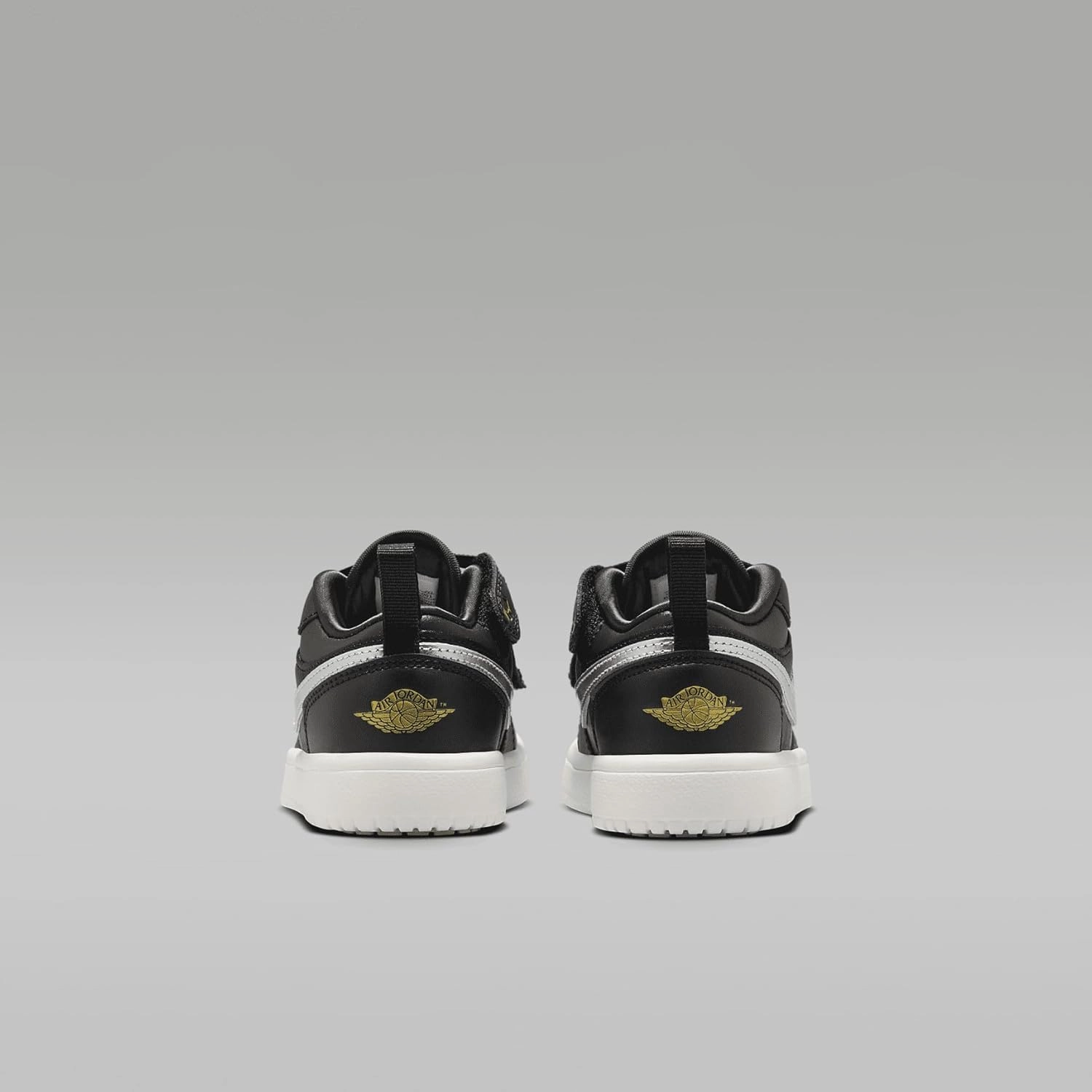Jordan 1 Low Alt SE Little Kids' Shoes (FZ3920-001, Black/Sail/Metallic Gold/Metallic Silver)