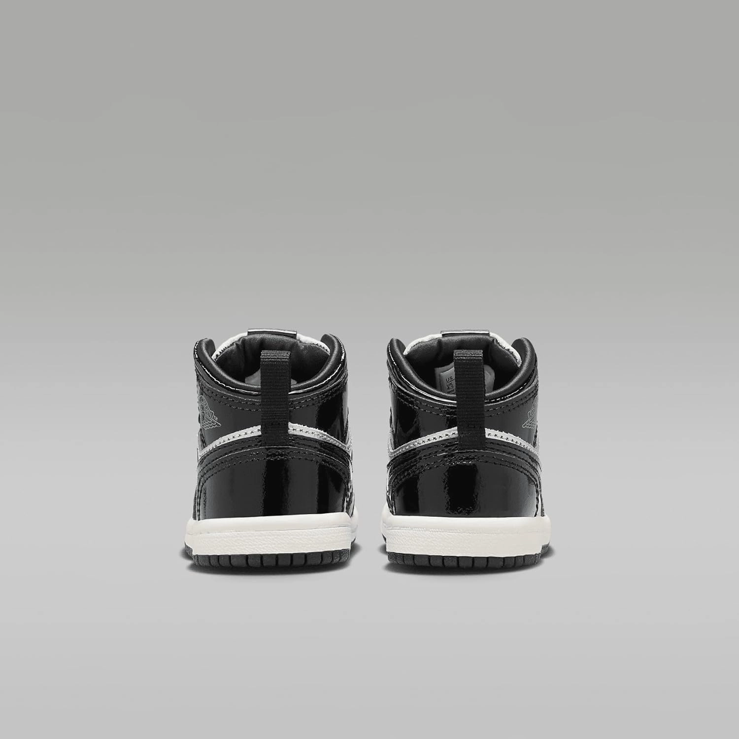 Jordan 1 Mid SE Baby/Toddler Shoes (FZ3939-001, Black/Metallic Silver/Sail/Metallic Gold)
