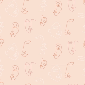 Kindred Wallpaper Blush Pink