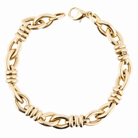 Knotted Link Chain Bracelet