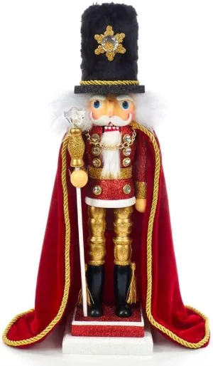 Kurt S. Adler 17" Hollywood Elegant Soldier Nutcracker, Red