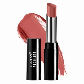 Lakme Absolute Skin Dew Satin Lipstick - 102 Nude Rose