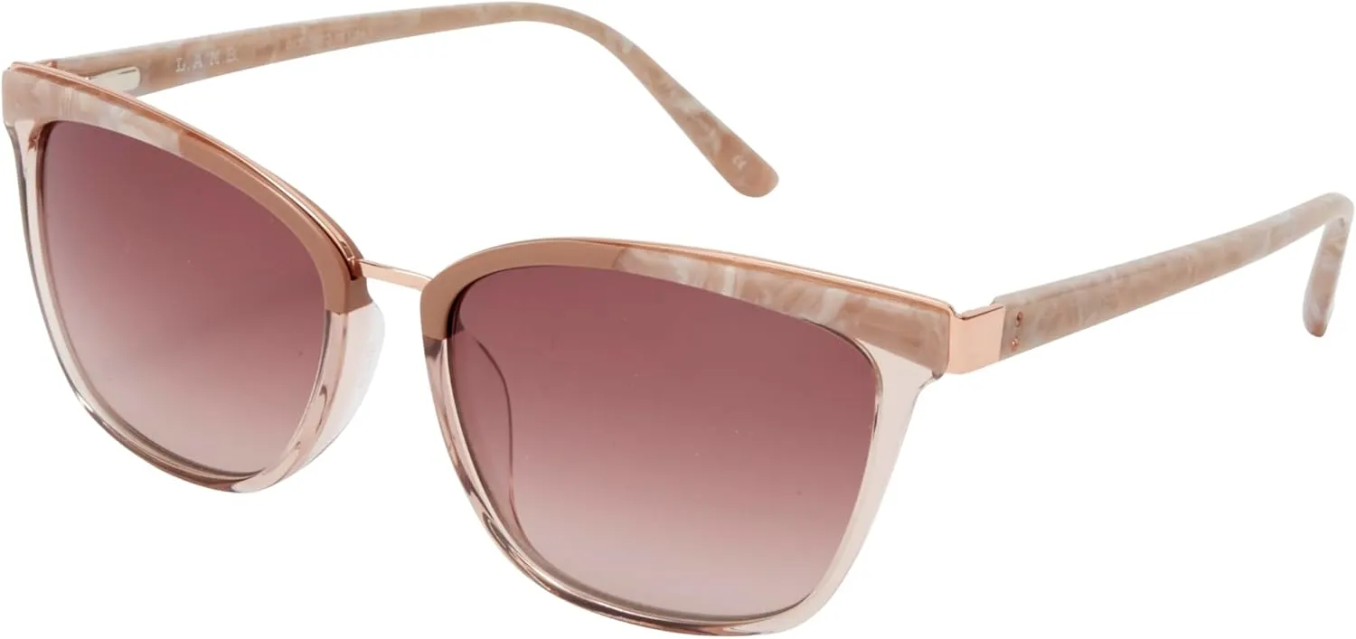 L.A.M.B. LA586 by Gwen Stefani Women's Square Sunglasses, 56 mm, UV400 Protection
