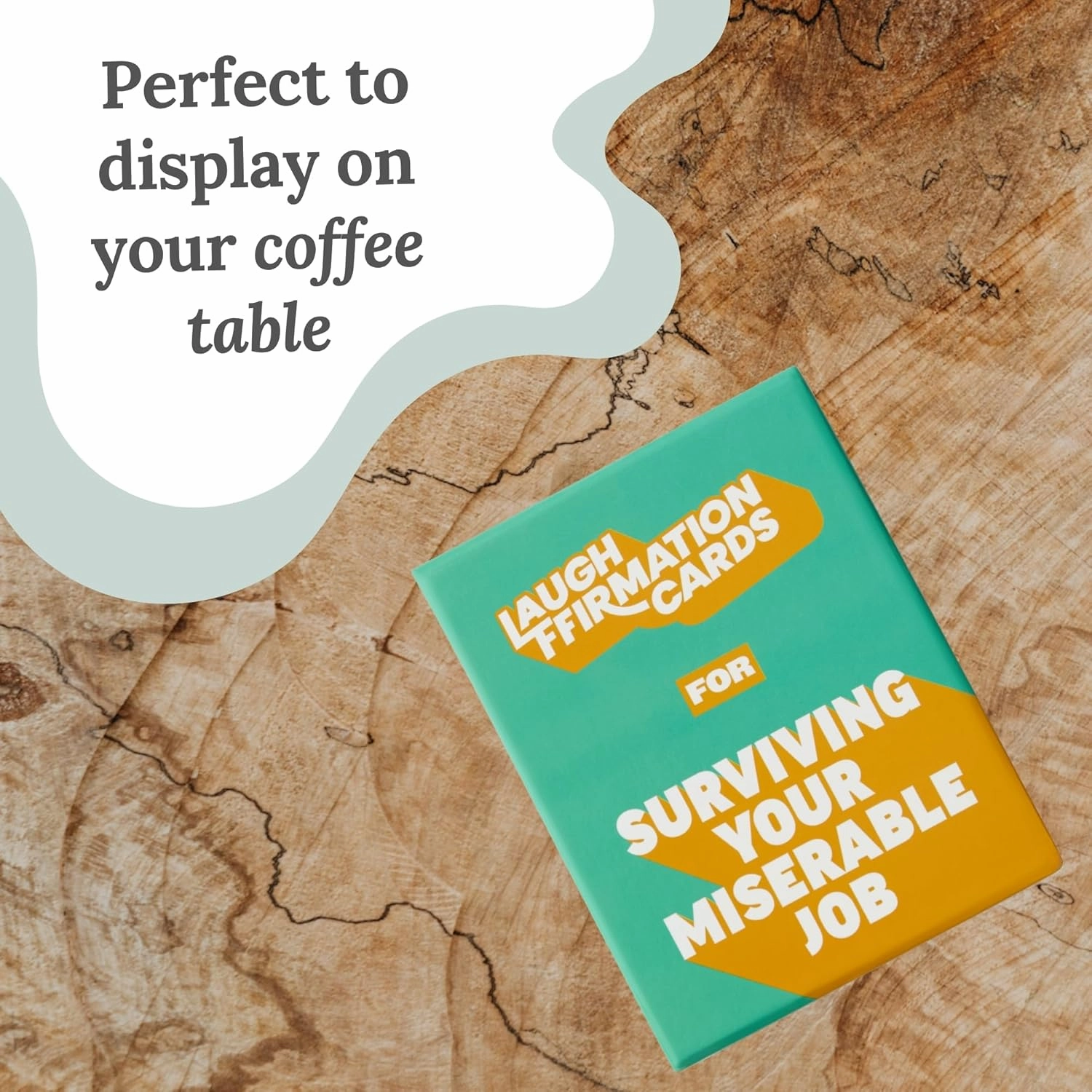 Laughffirmation Affirmation Cards For Adults – Punchy & Hilarious Gift For Dad, Mom, Wife, Husband & Coworker – Funny Gift For All Occasions – Birthdays, Father’s Day, Mother’s Day, Anniversary