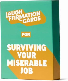 Laughffirmation Affirmation Cards For Adults – Punchy & Hilarious Gift For Dad, Mom, Wife, Husband & Coworker – Funny Gift For All Occasions – Birthdays, Father’s Day, Mother’s Day, Anniversary