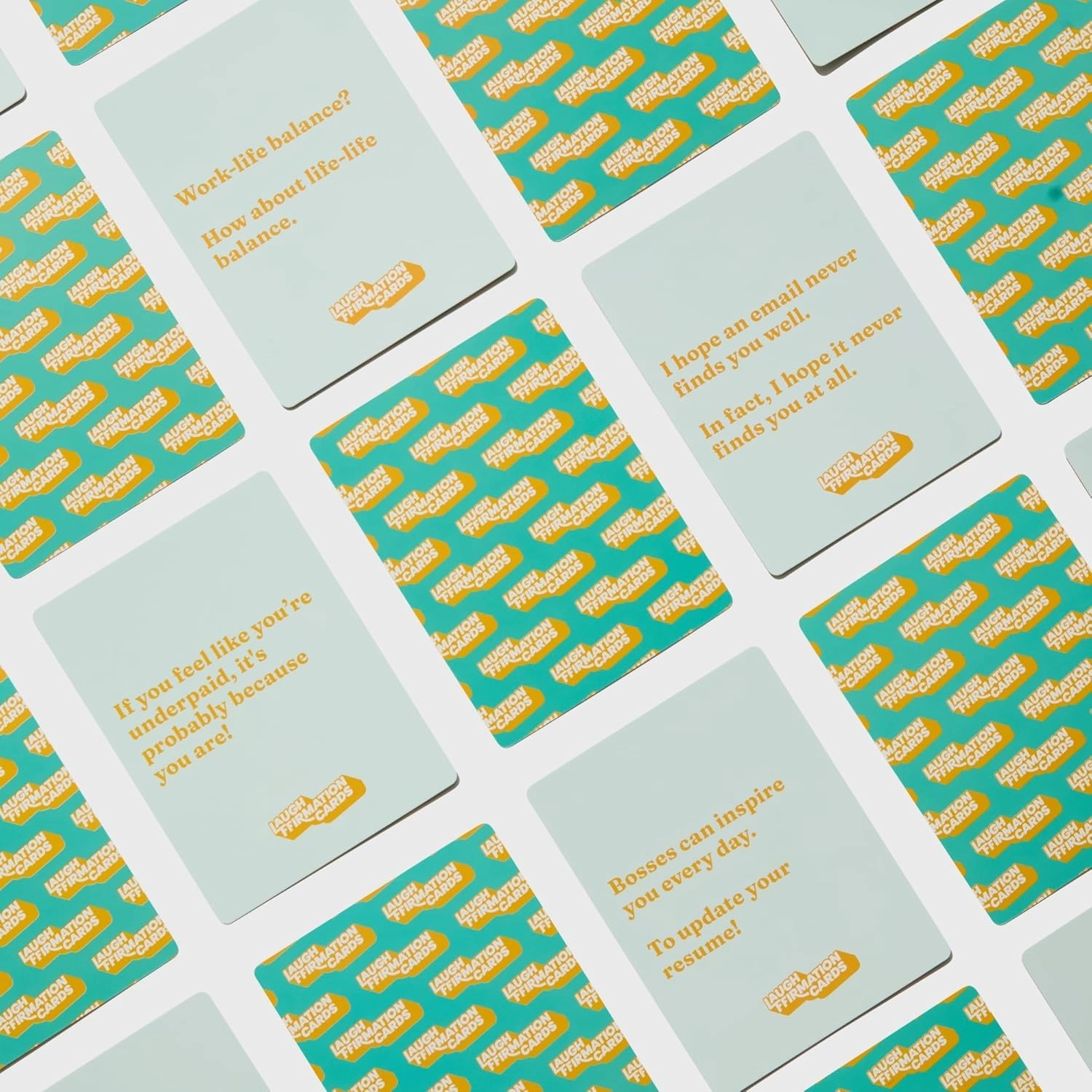 Laughffirmation Affirmation Cards For Adults – Punchy & Hilarious Gift For Dad, Mom, Wife, Husband & Coworker – Funny Gift For All Occasions – Birthdays, Father’s Day, Mother’s Day, Anniversary