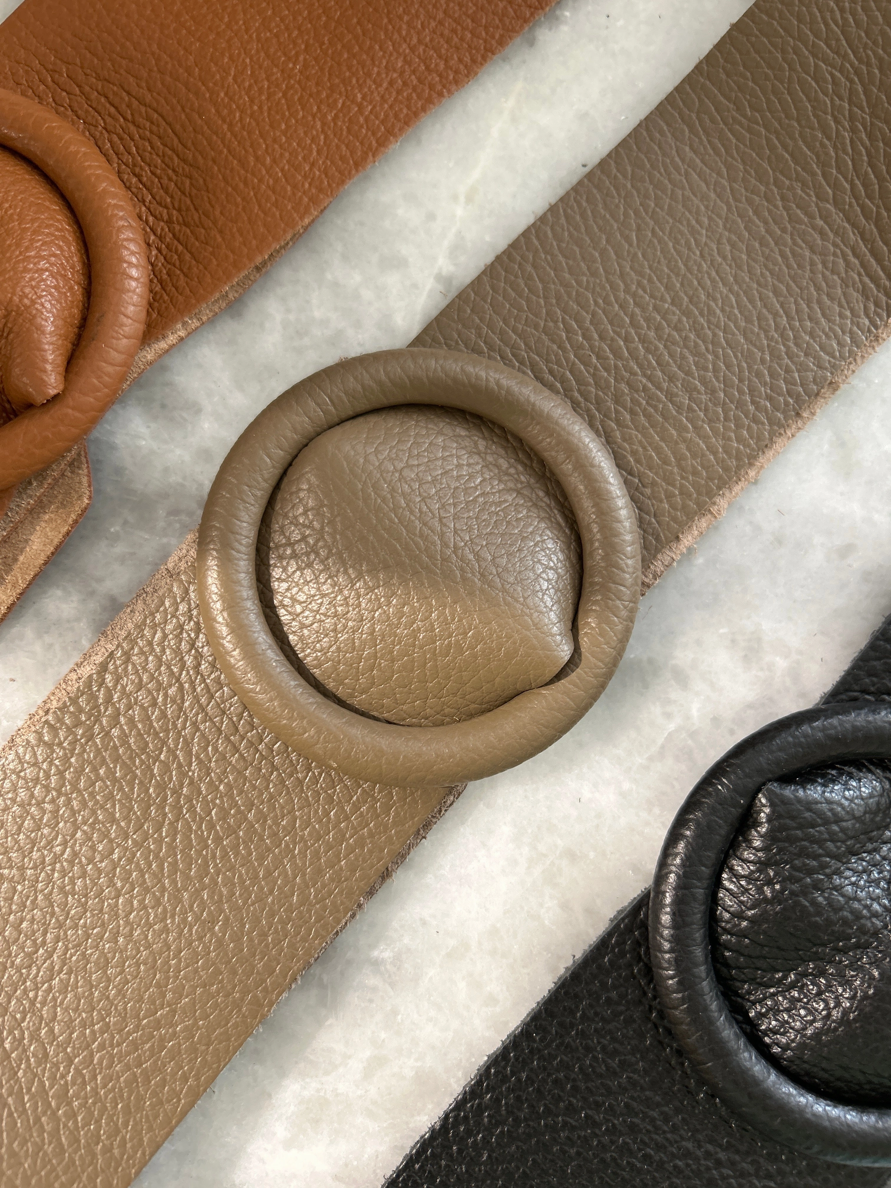 Leather Belts (with buckle)