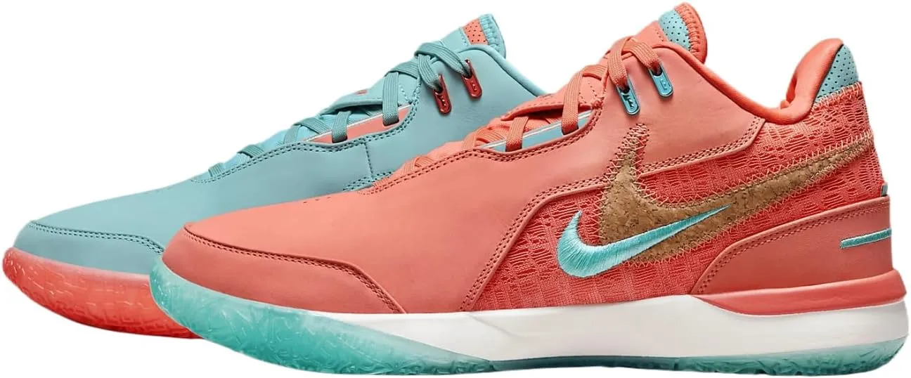 Lebron NXXT Gen AMPD Basketball Shoes (FJ1566-101, Light Orewood Brown/Washed Teal/Metallic Gold)