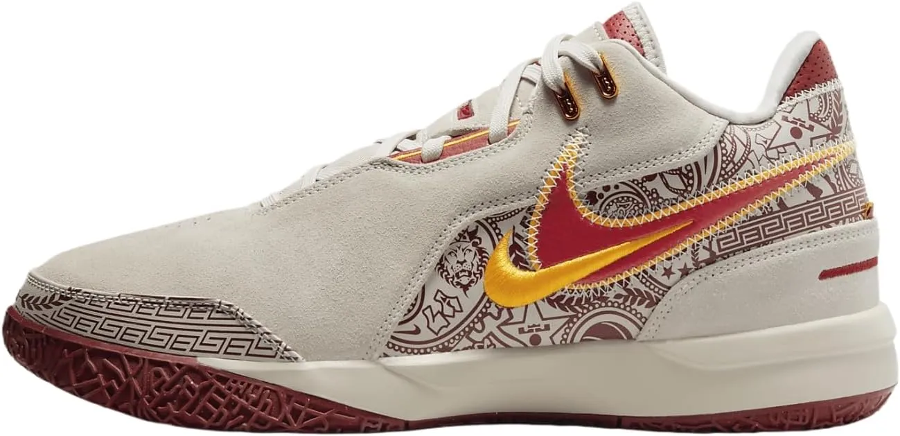 Lebron NXXT Gen AMPD Basketball Shoes (FJ1566-101, Light Orewood Brown/Washed Teal/Metallic Gold)